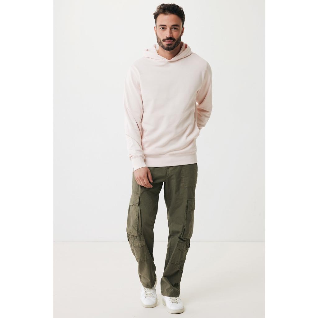 Iqoniq Yengo recycled cotton hoodie with sidepockets cloud pink L