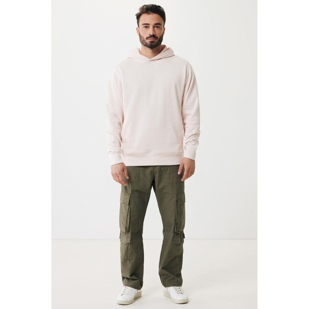 Iqoniq Yengo recycled cotton hoodie with sidepockets cloud pink L