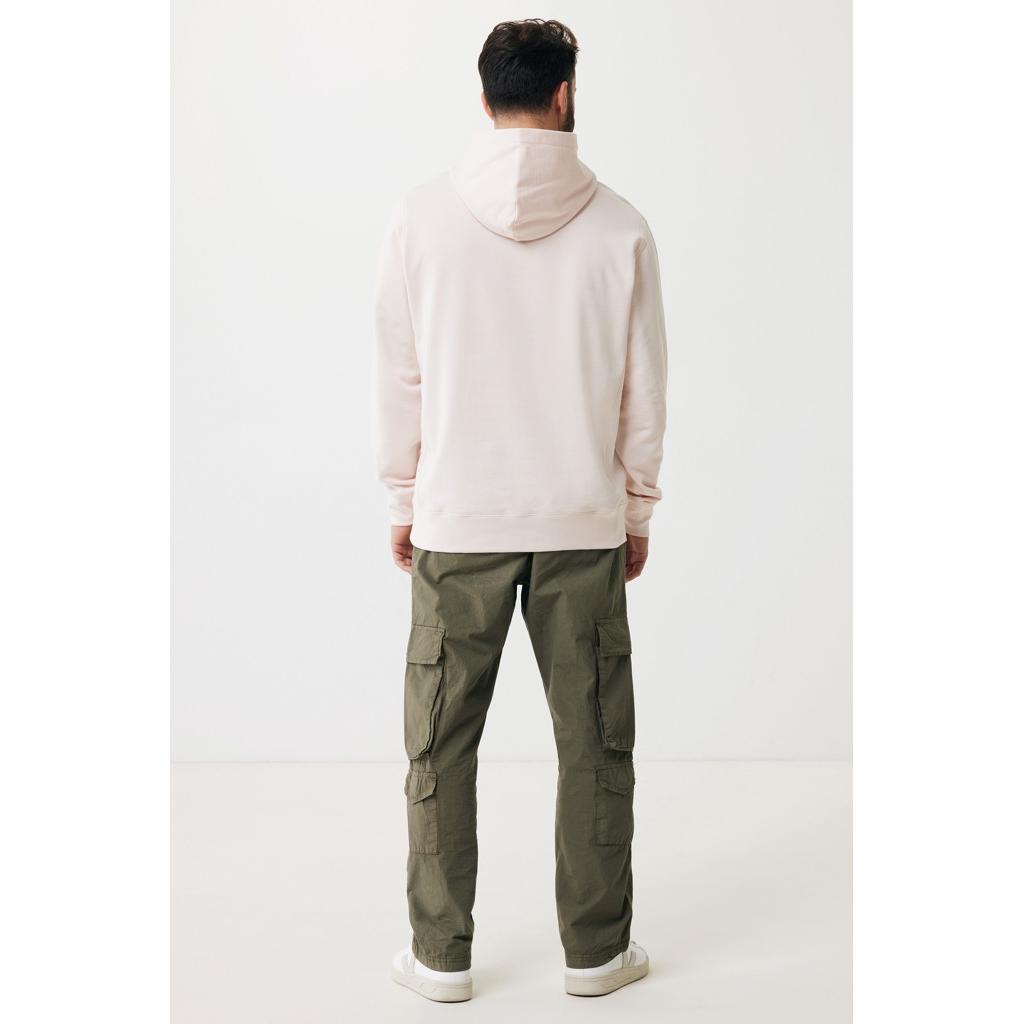 Iqoniq Yengo recycled cotton hoodie with sidepockets cloud pink L