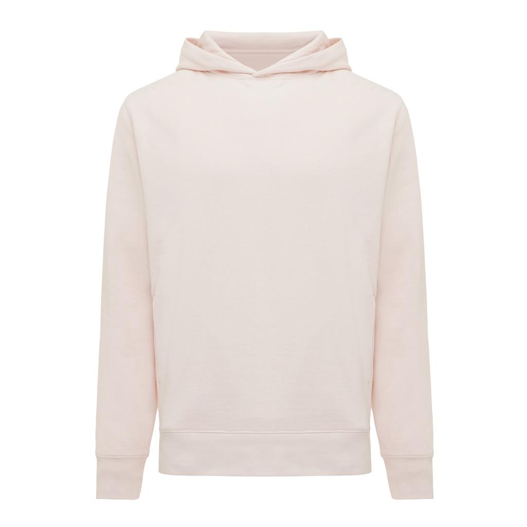 Iqoniq Yengo recycled cotton hoodie with sidepockets cloud pink L