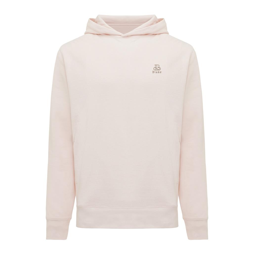 Iqoniq Yengo recycled cotton hoodie with sidepockets cloud pink L