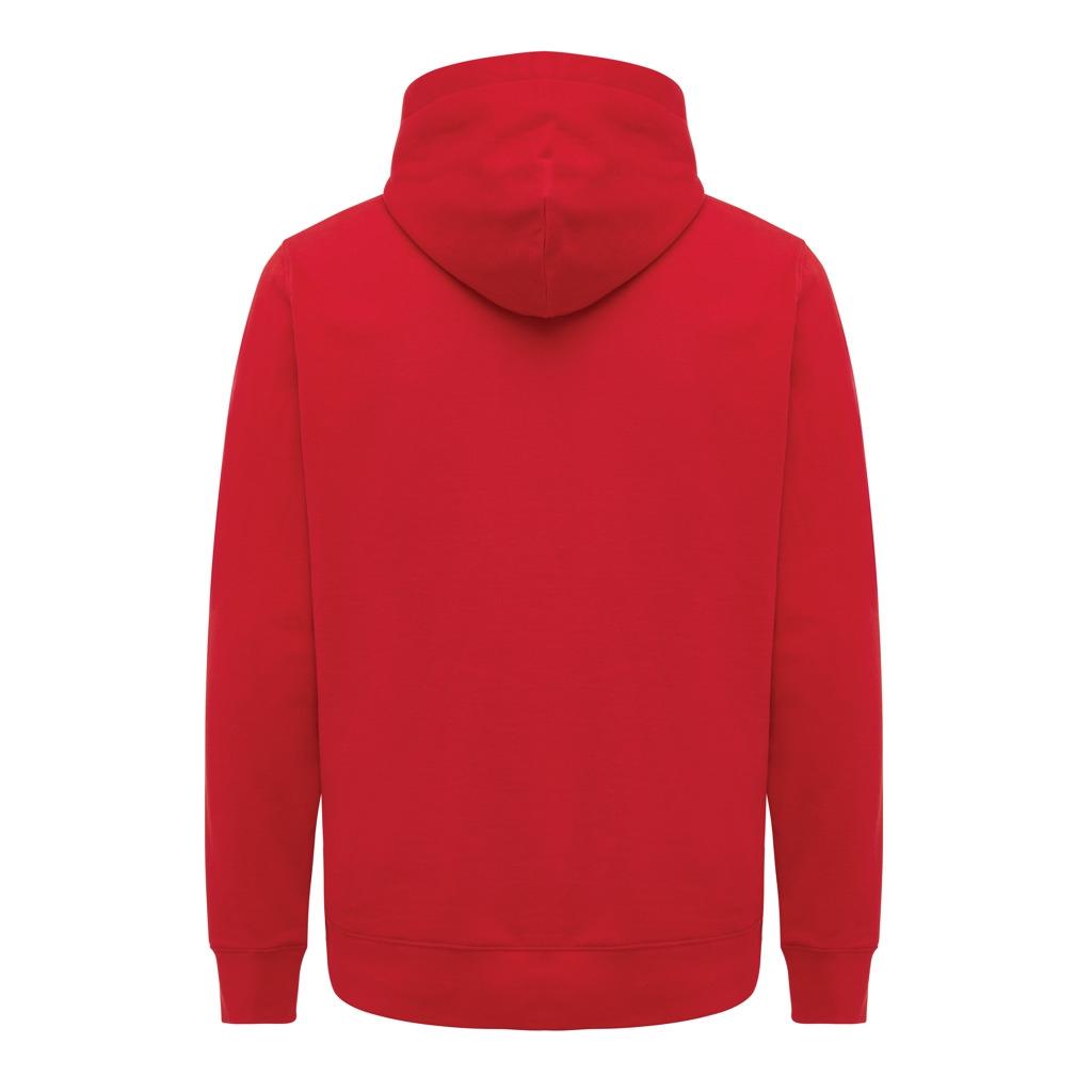 Iqoniq Yengo recycled cotton hoodie with sidepockets red L