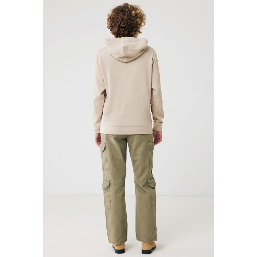 Iqoniq Yengo recycled cotton hoodie with sidepockets desert M