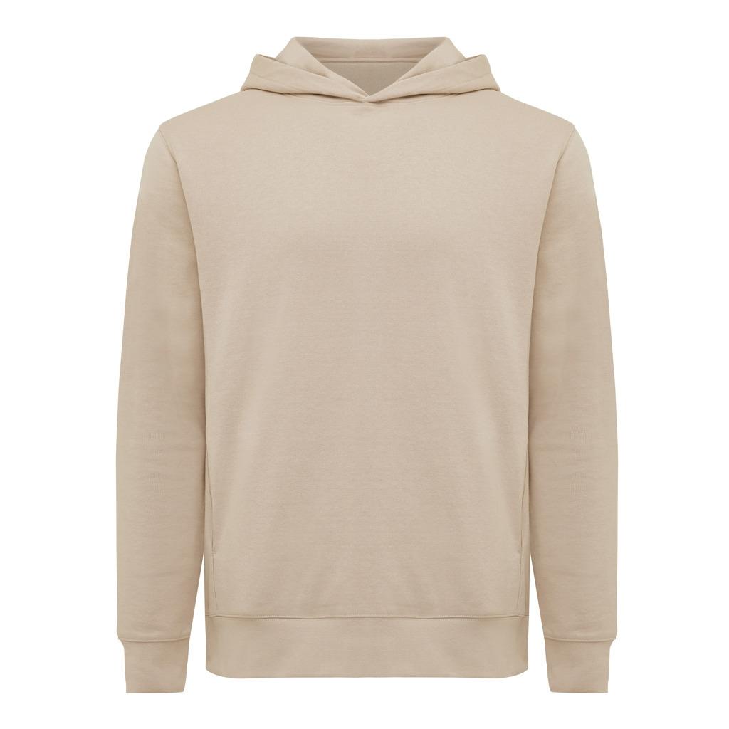 Iqoniq Yengo recycled cotton hoodie with sidepockets desert M