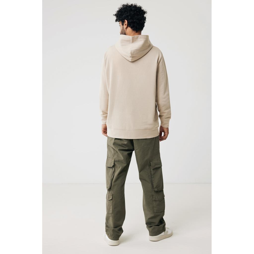 Iqoniq Yengo recycled cotton hoodie with sidepockets desert M
