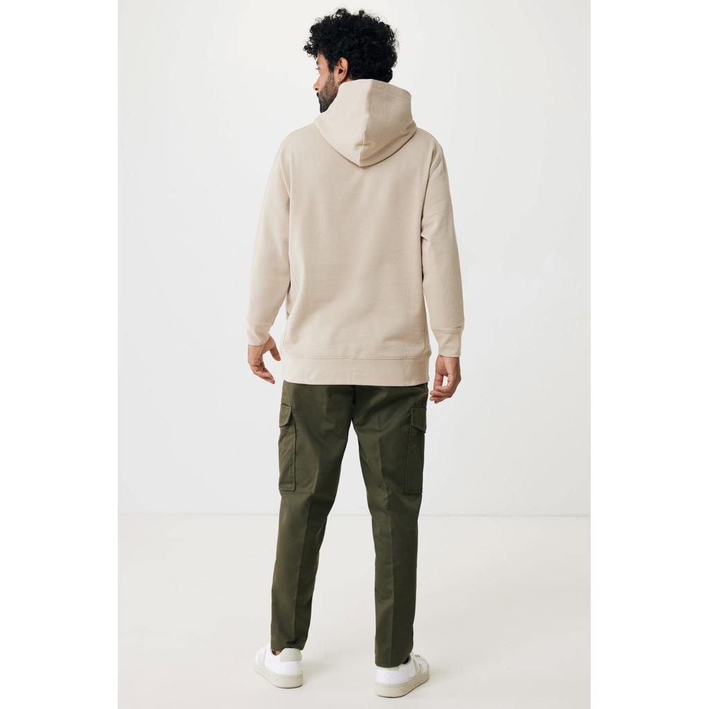 Iqoniq Yengo recycled cotton hoodie with sidepockets desert M