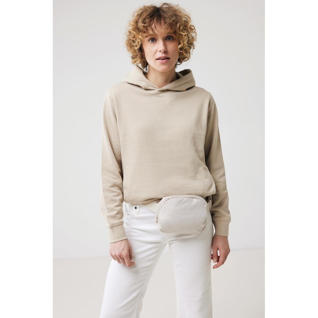Iqoniq Yengo recycled cotton hoodie with sidepockets desert M