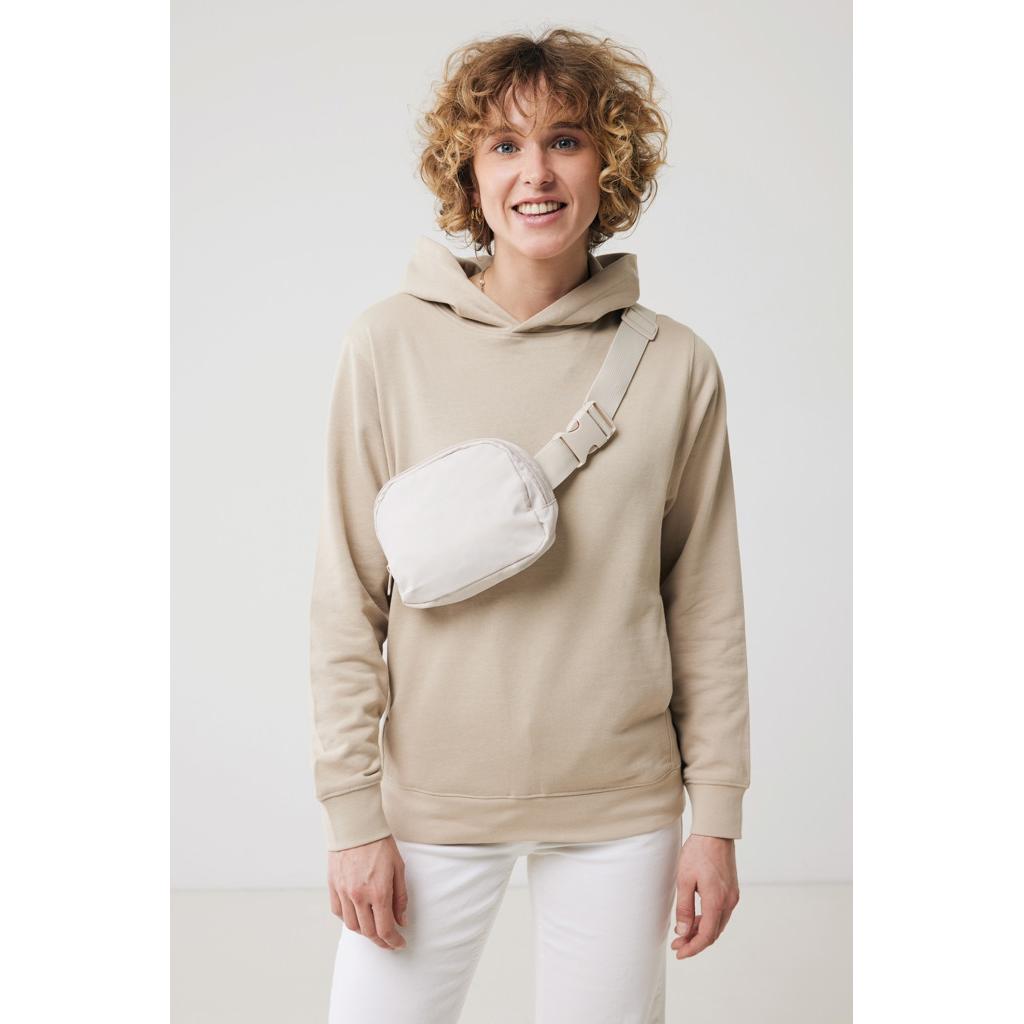 Iqoniq Yengo recycled cotton hoodie with sidepockets desert M