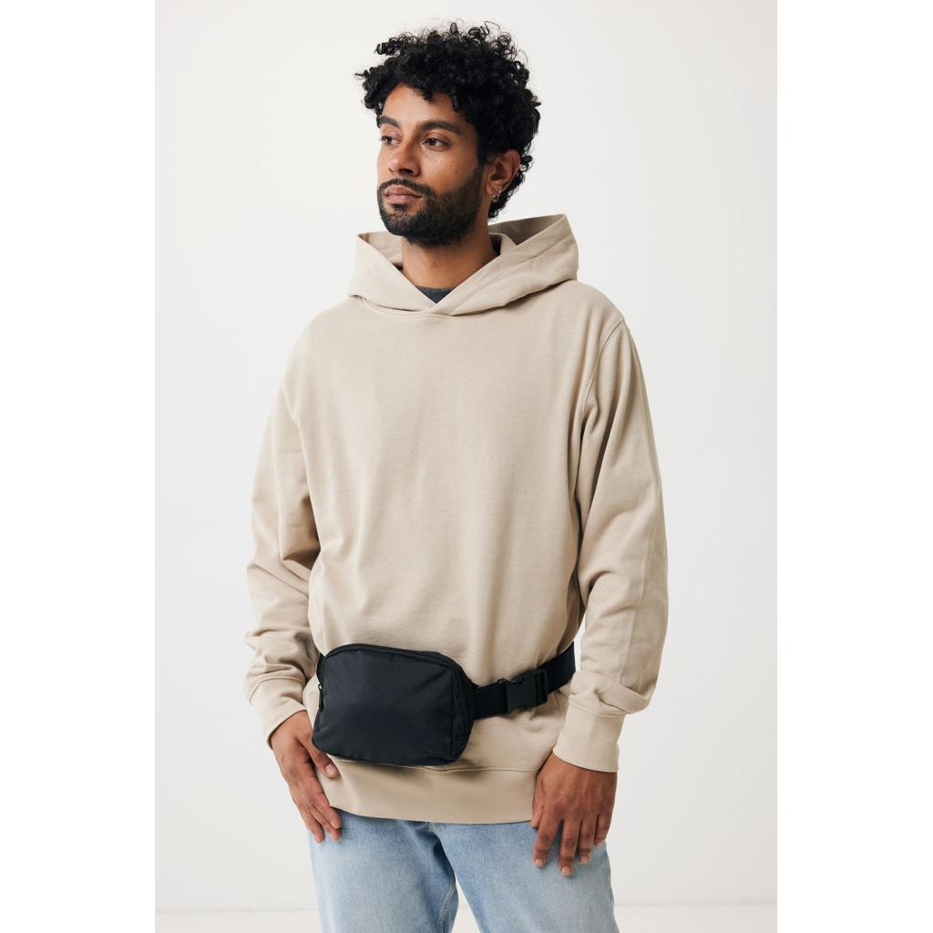 Iqoniq Yengo recycled cotton hoodie with sidepockets desert M