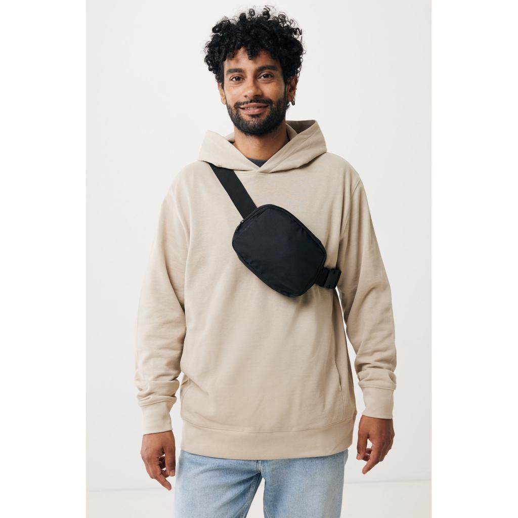 Iqoniq Yengo recycled cotton hoodie with sidepockets desert M
