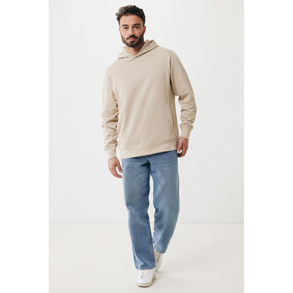 Iqoniq Yengo recycled cotton hoodie with sidepockets desert M