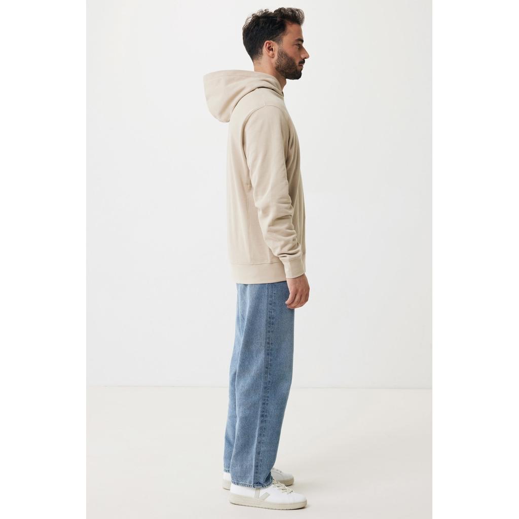Iqoniq Yengo recycled cotton hoodie with sidepockets desert M