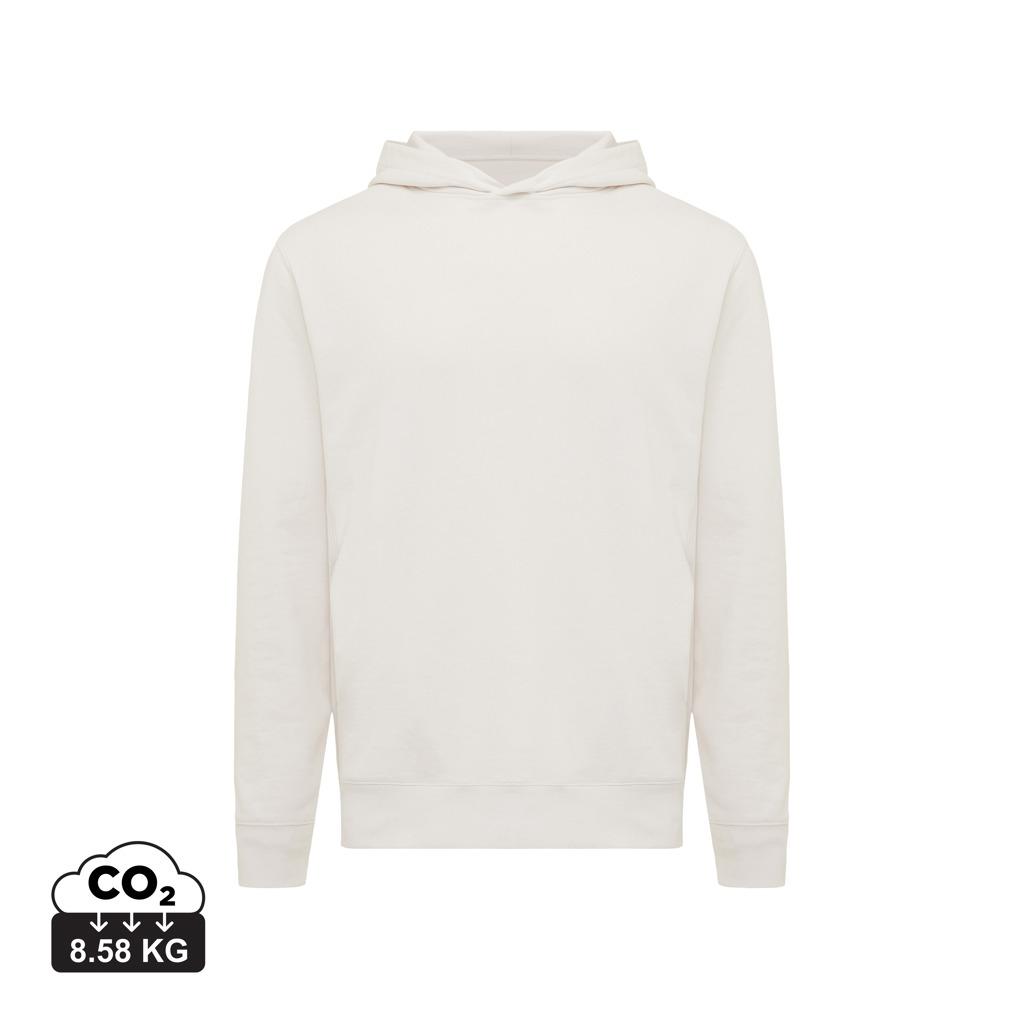 Iqoniq Yengo recycled cotton hoodie with sidepockets ivory white 2XS