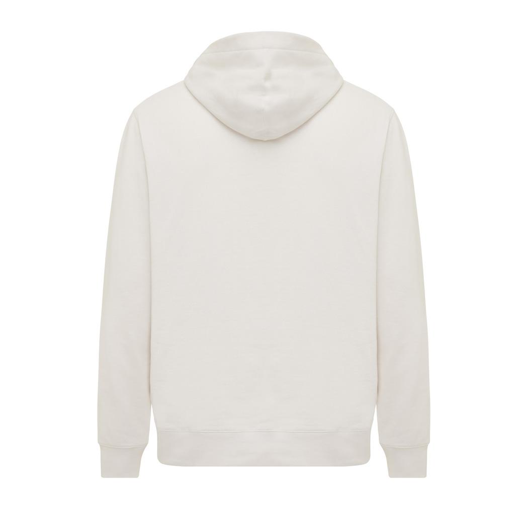 Iqoniq Yengo recycled cotton hoodie with sidepockets ivory white L