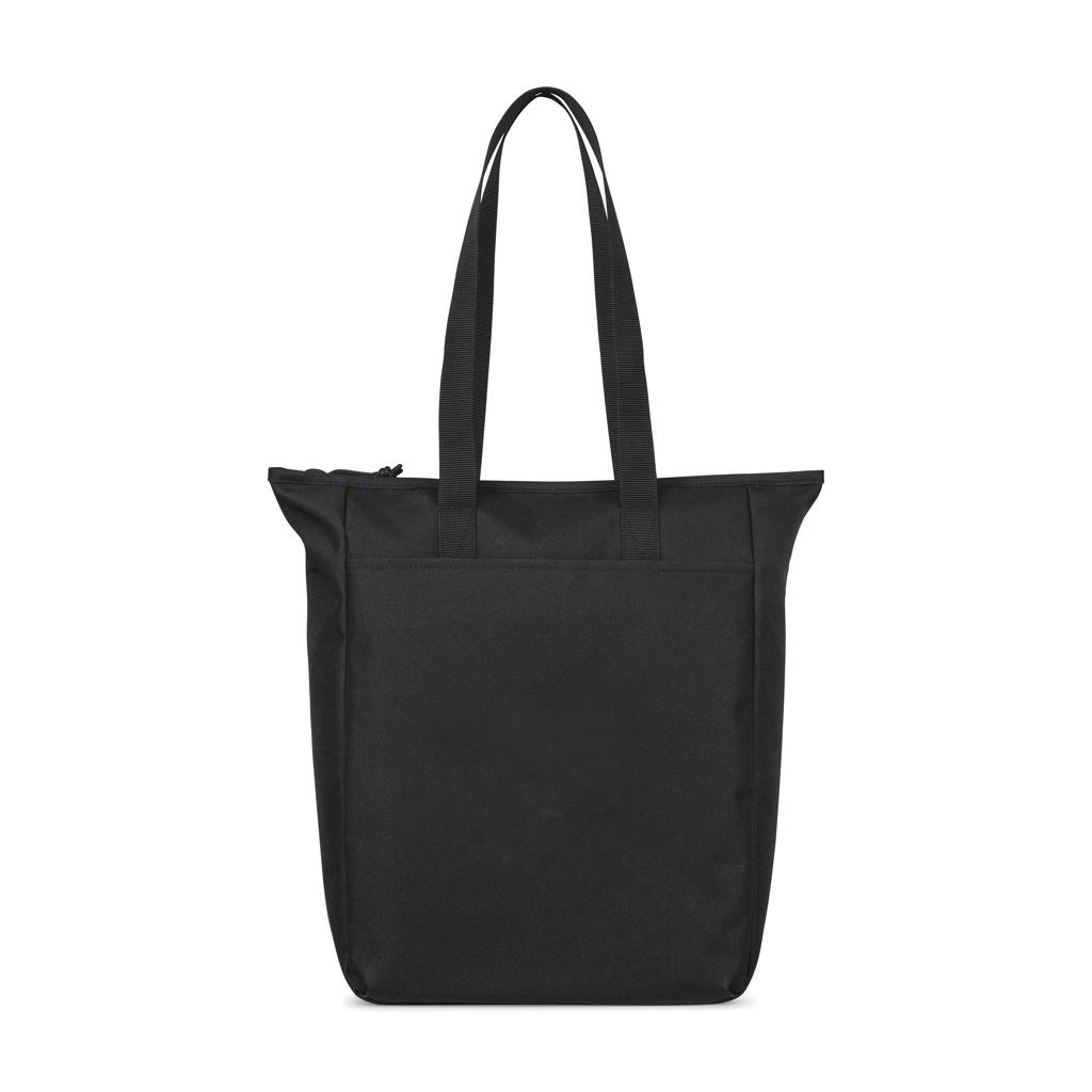Geantă tote cu fermoar Renew black