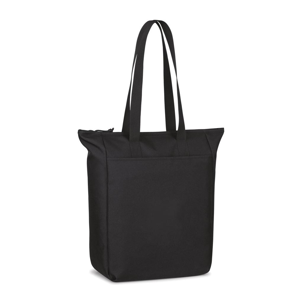 Geantă tote cu fermoar Renew black