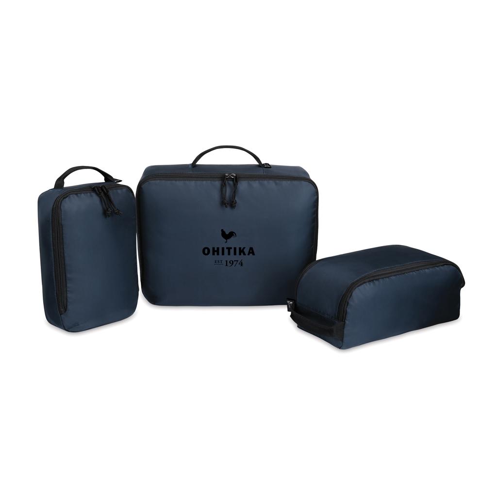 Set 3 organizatoare bagaj Renew navy