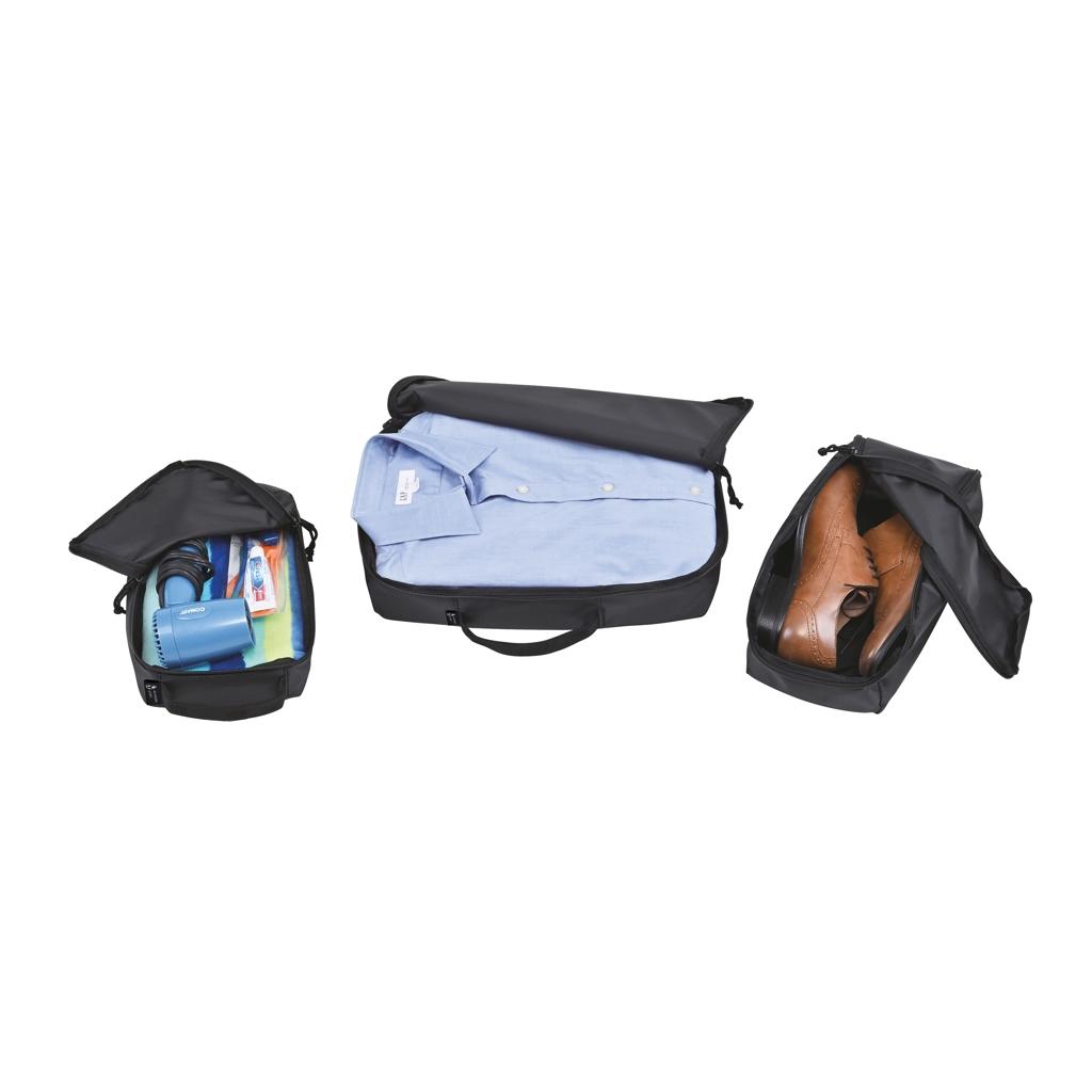 Set 3 organizatoare bagaj Renew black