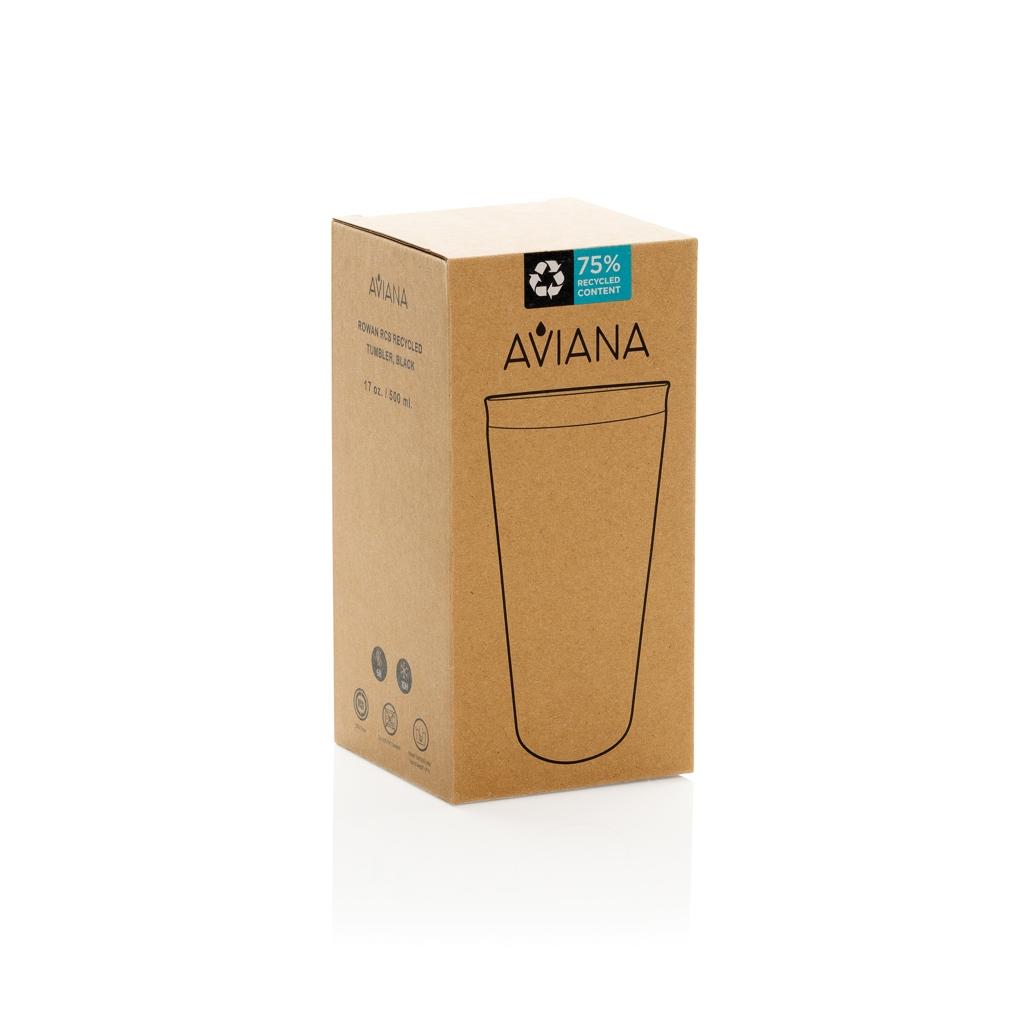 Pahar reciclat Aviana Rowan 500 ml black