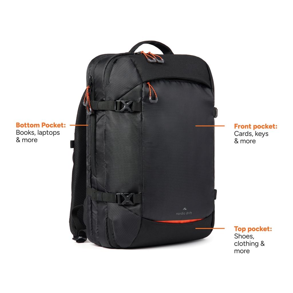 Rucsac călătorie Nordic Drift 25L black