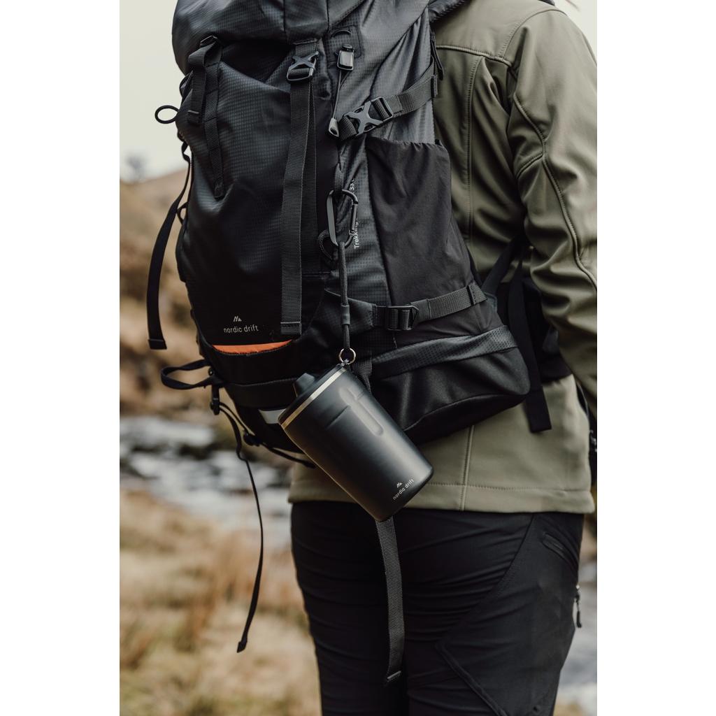 Cană cafea Nordic Drift Trail 350 ml black