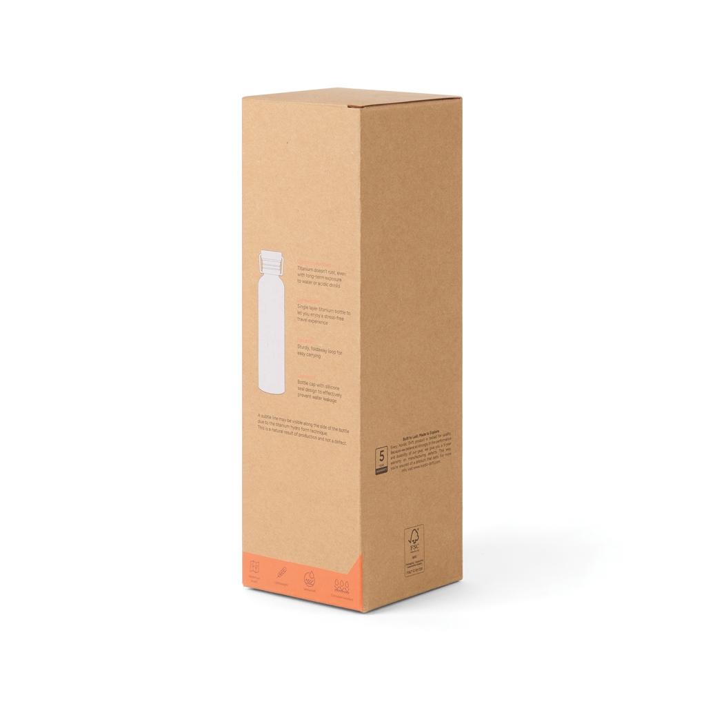 Sticlă titan Nordic Drift Trail 600 ml silver