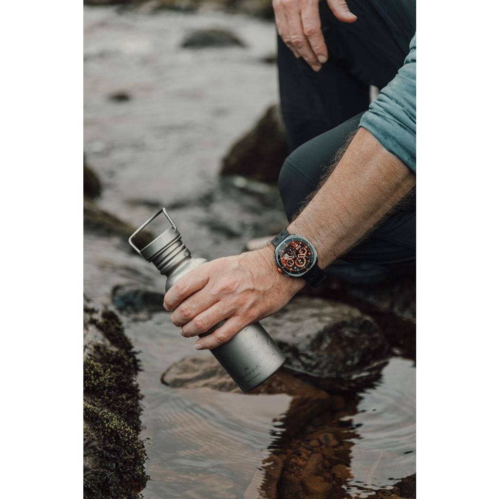 Ceas Nordic Drift Titan black