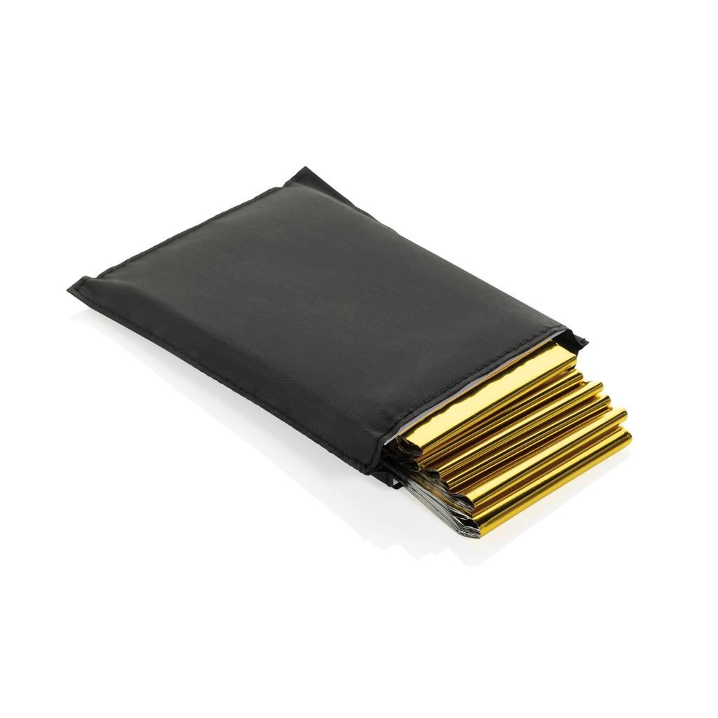 Pătură urgență Solra black