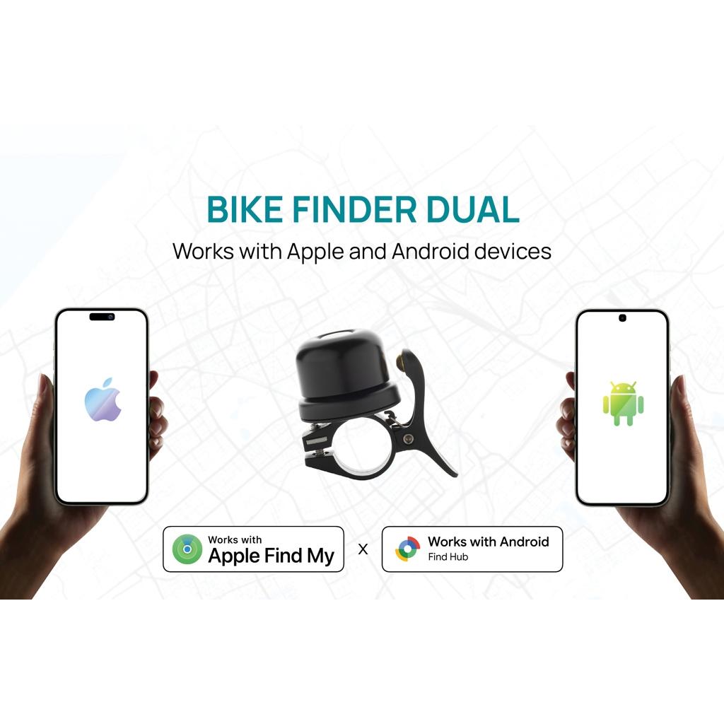 Sonerie bicicletă Bike Finder Dual black