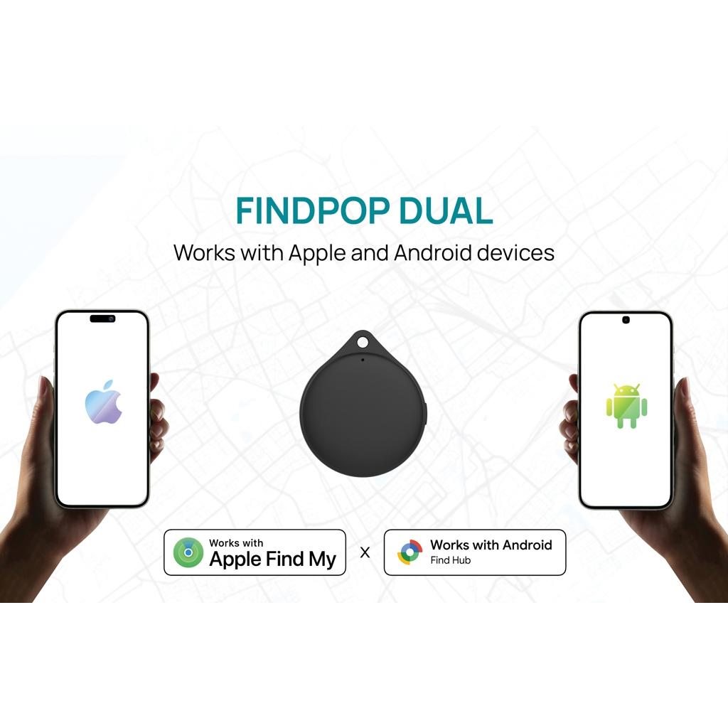 Localizator obiecte Findpop Dual black