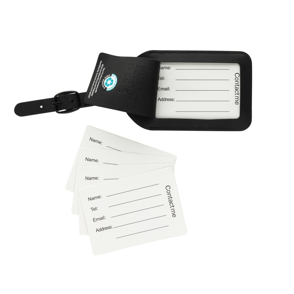 Etichetă bagaje Globefind Dual black