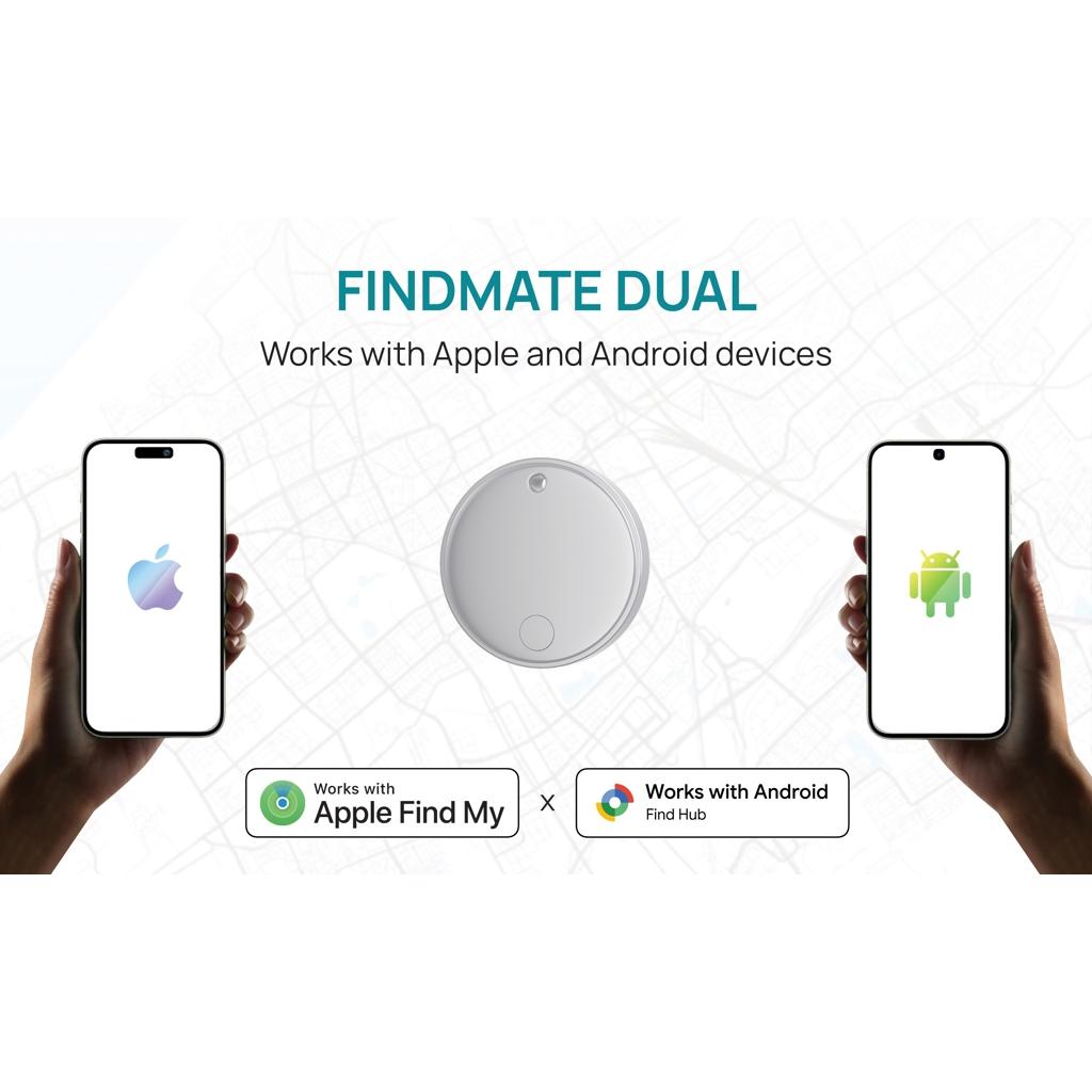 Localizator obiecte Findmate Dual transparent