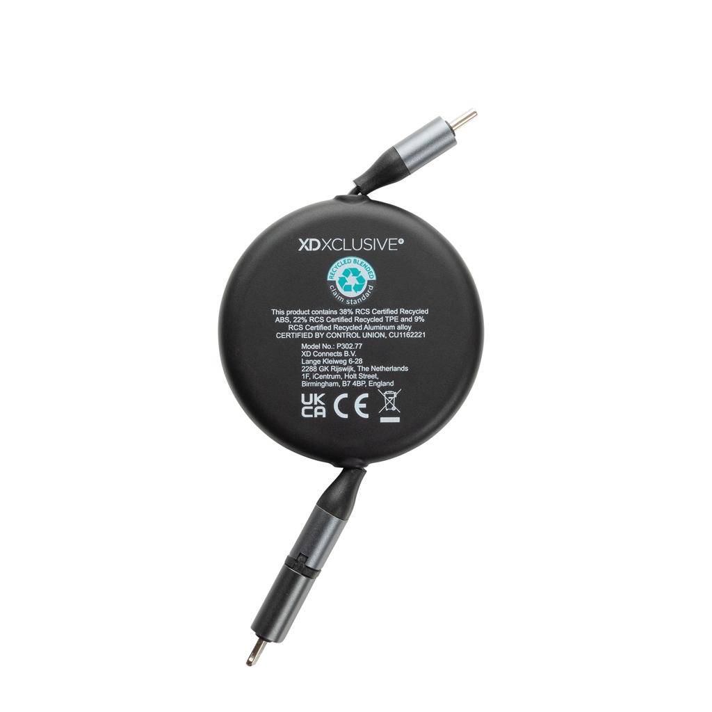 Cablu 2 în 1 Terra 240W black