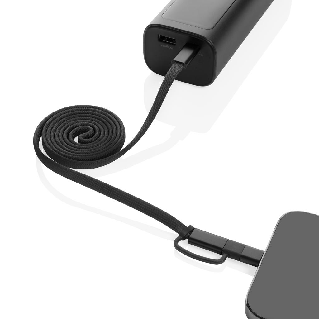 Cablu magnetic 2 în 1 Arc 60W black