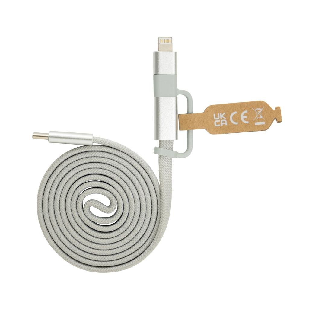 Cablu magnetic 2 în 1 Arc 60W grey