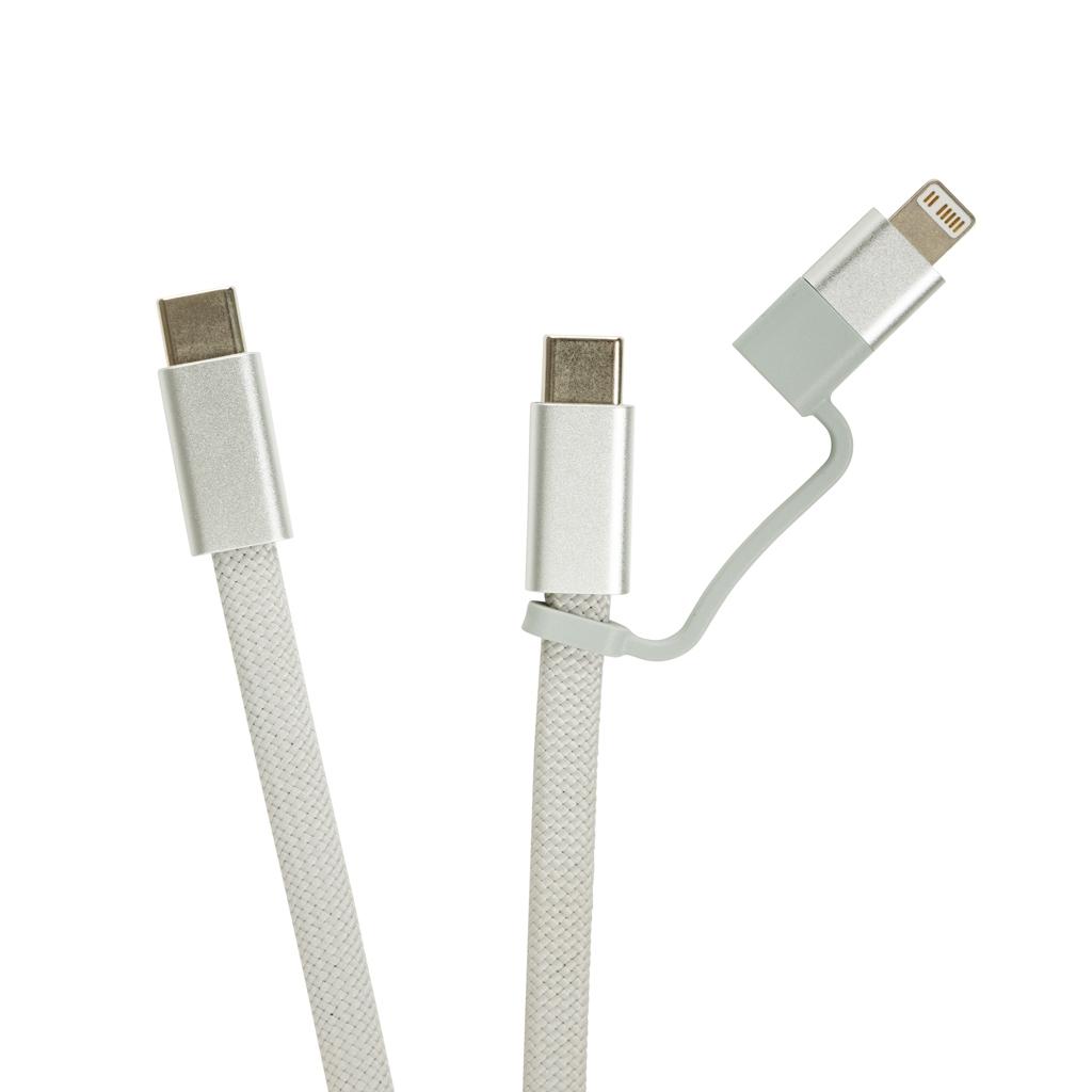 Cablu magnetic 2 în 1 Arc 60W grey