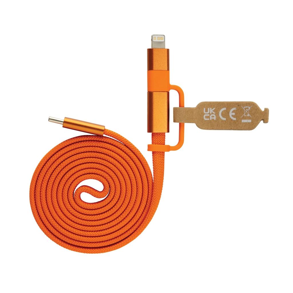 Cablu magnetic 2 în 1 Arc 60W orange