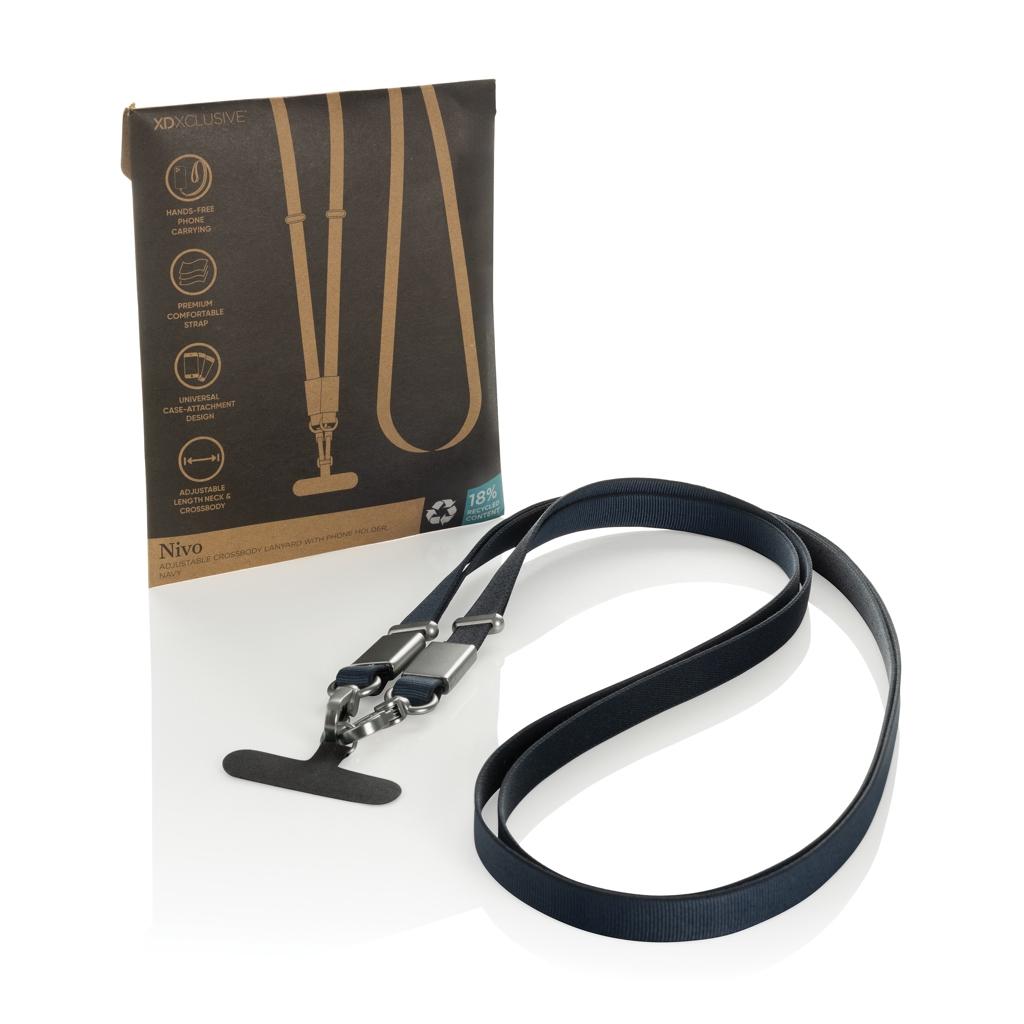 Șnur crossbody Nivo navy