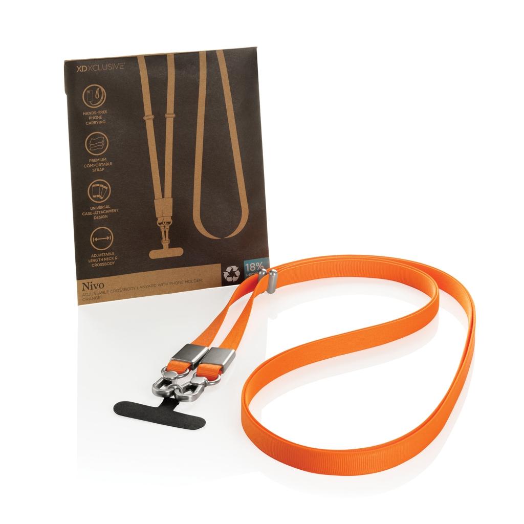 Șnur crossbody Nivo orange