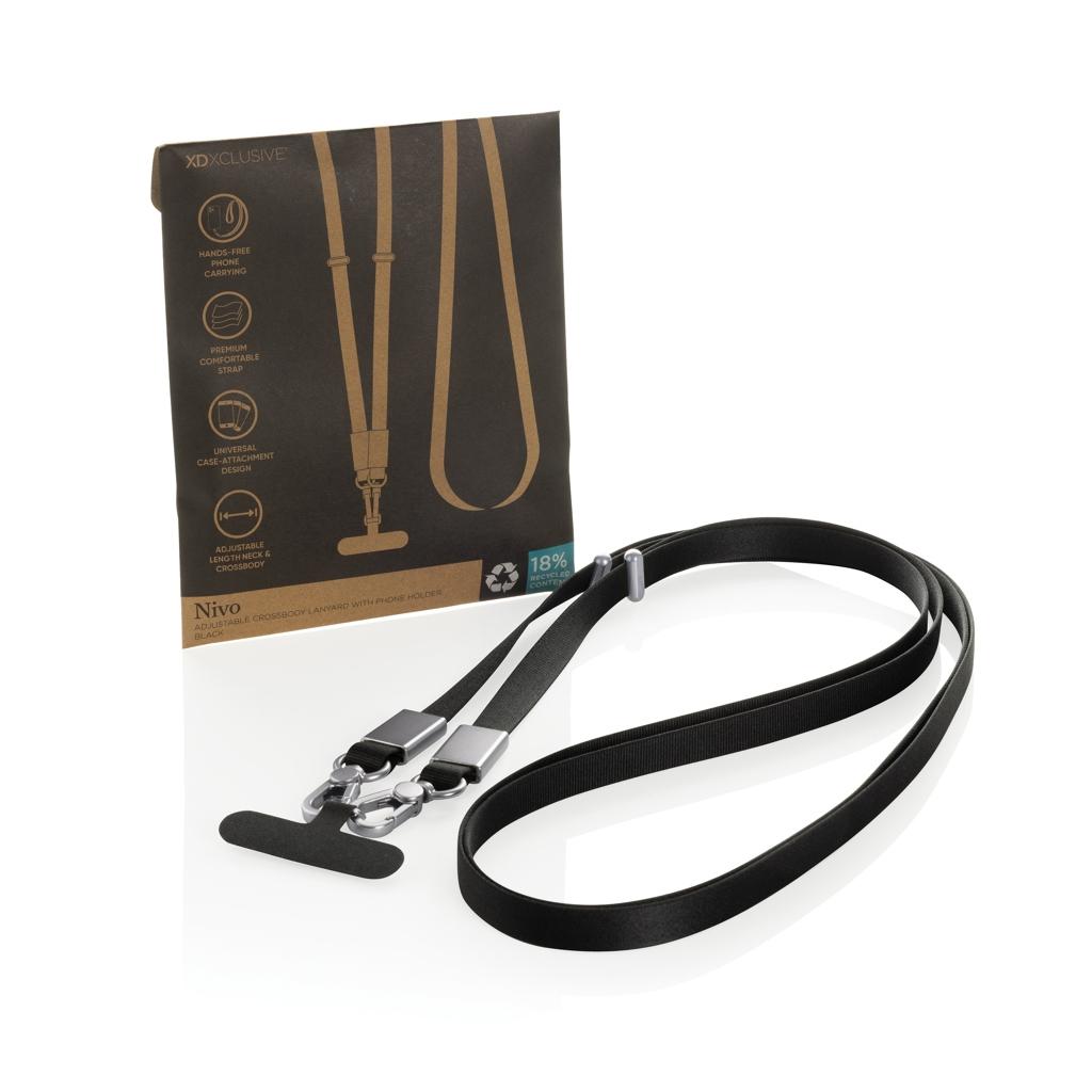 Șnur crossbody Nivo black