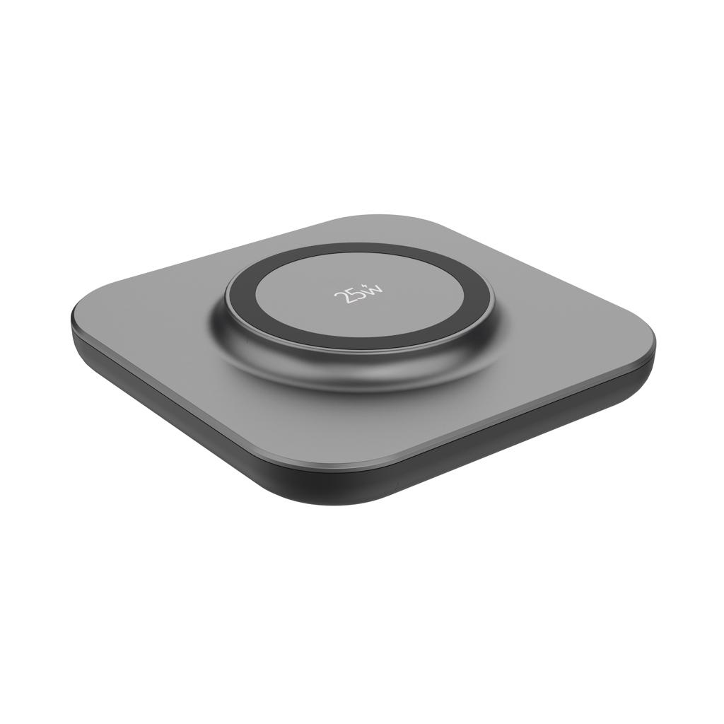 Suport încărcare magnetic Quantum 25W grey