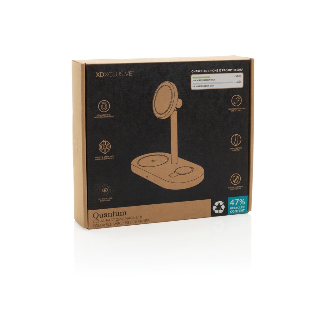 Încărcător magnetic birou Quantum 25W grey