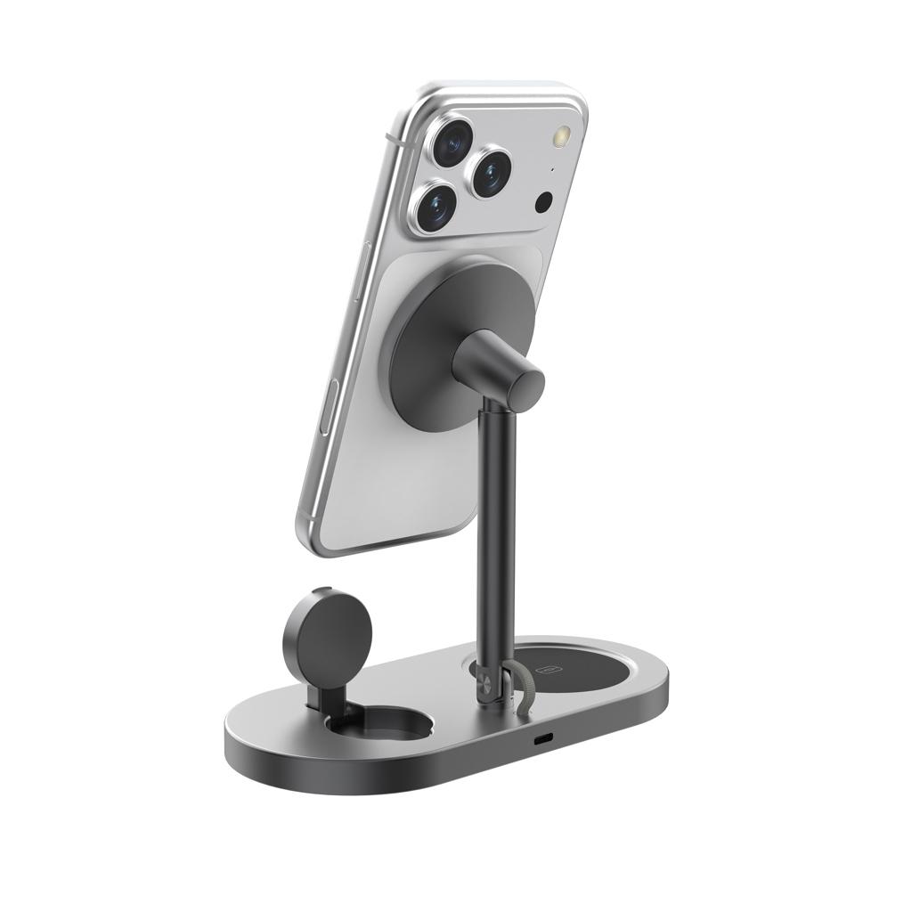 Încărcător magnetic birou Quantum 25W grey