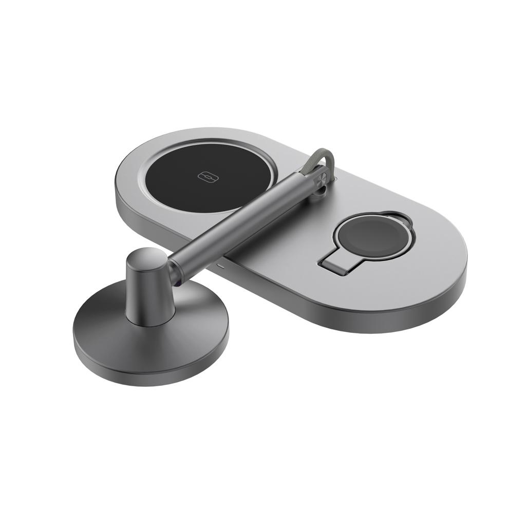 Încărcător magnetic birou Quantum 25W grey