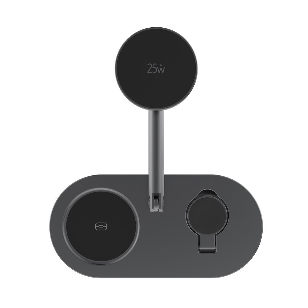 Încărcător magnetic birou Quantum 25W grey