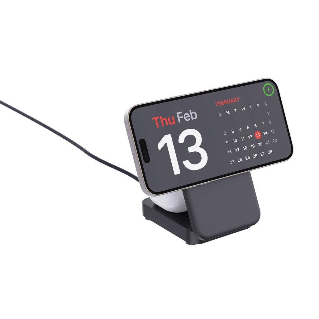Încărcător magnetic 3 în 1 Arcadia black