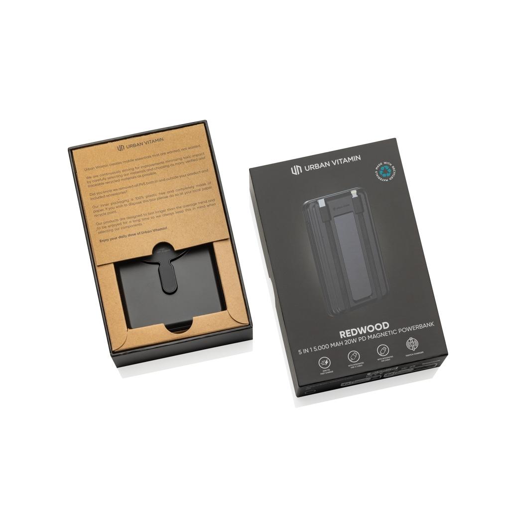 Baterie externă Redwood Urban Vitamin 5000 mAh black