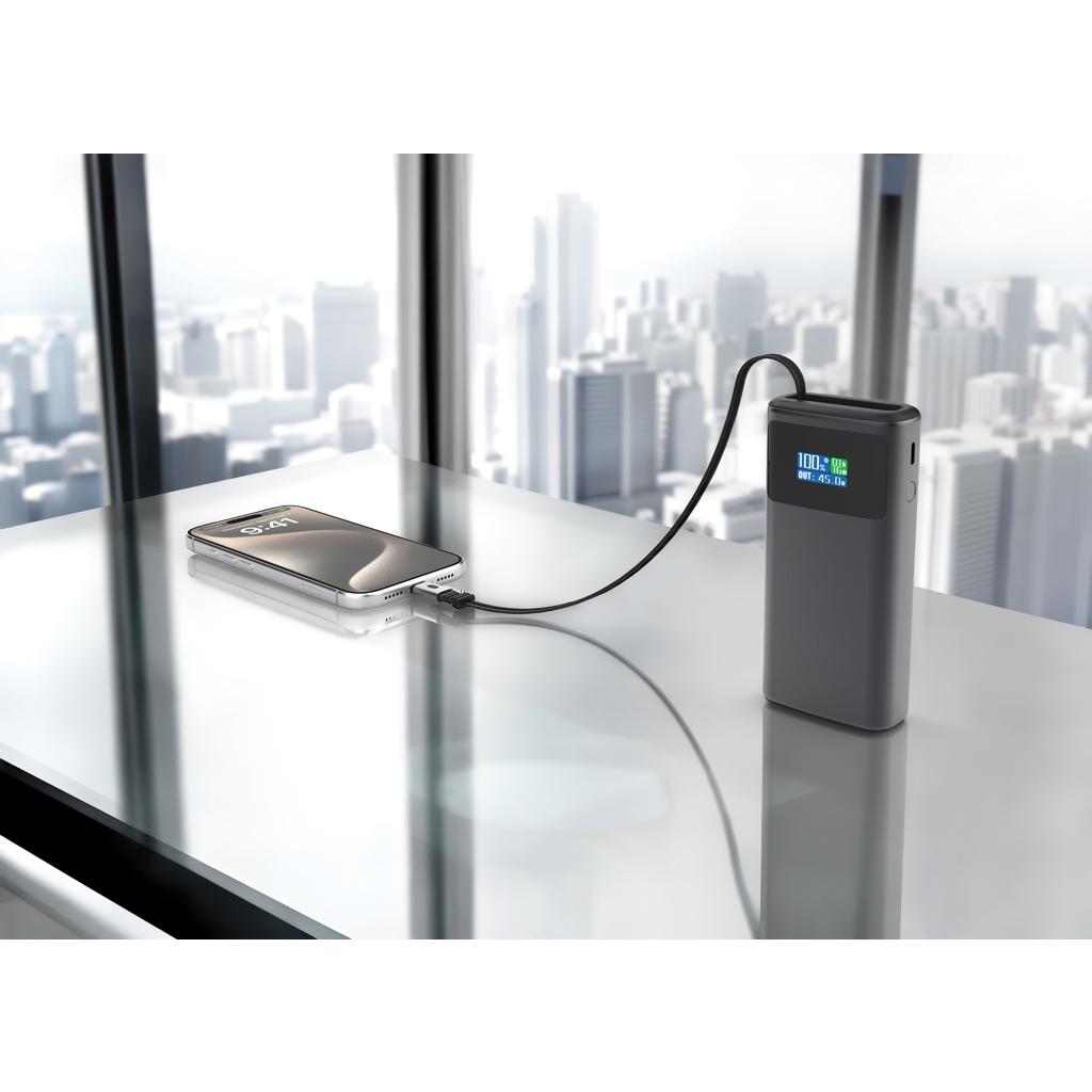 Baterie externă Quantum PD45W 10.000 mAh grey