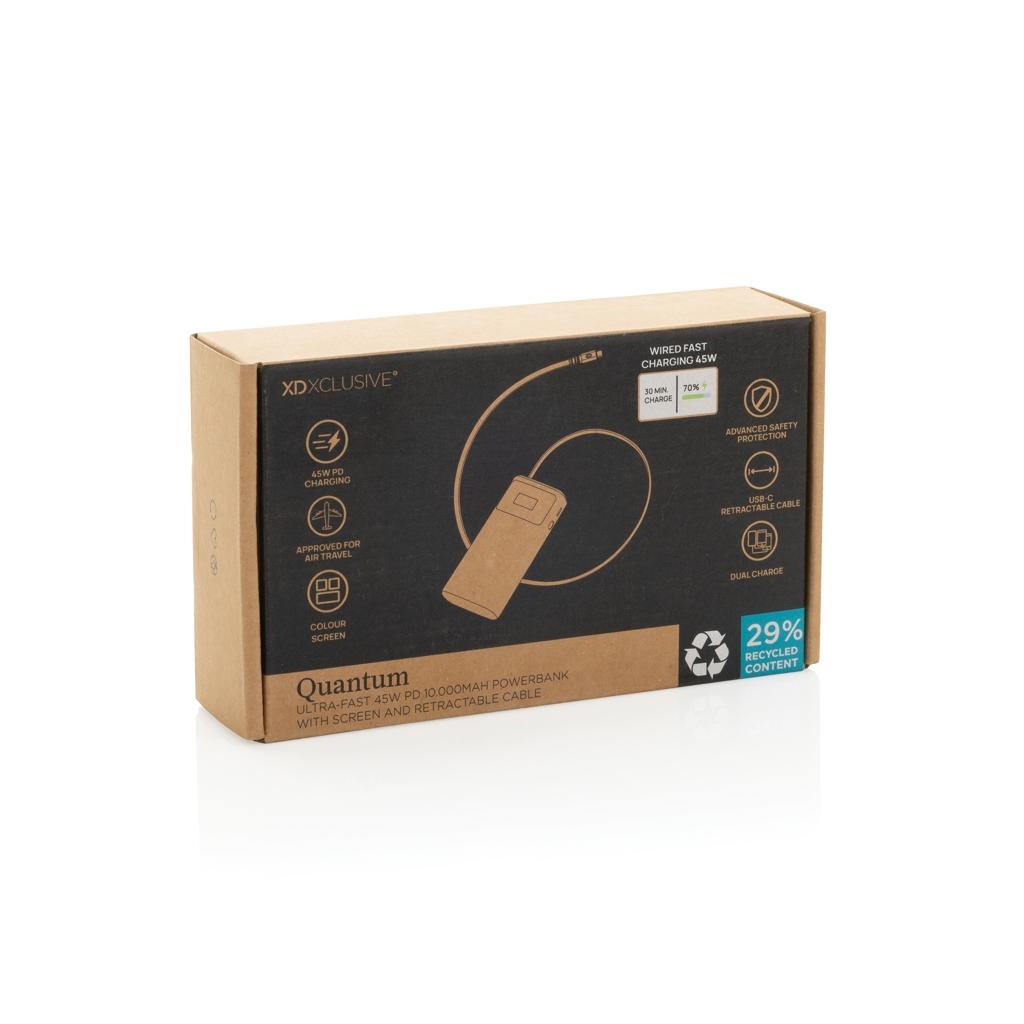Baterie externă Quantum PD45W 10.000 mAh grey