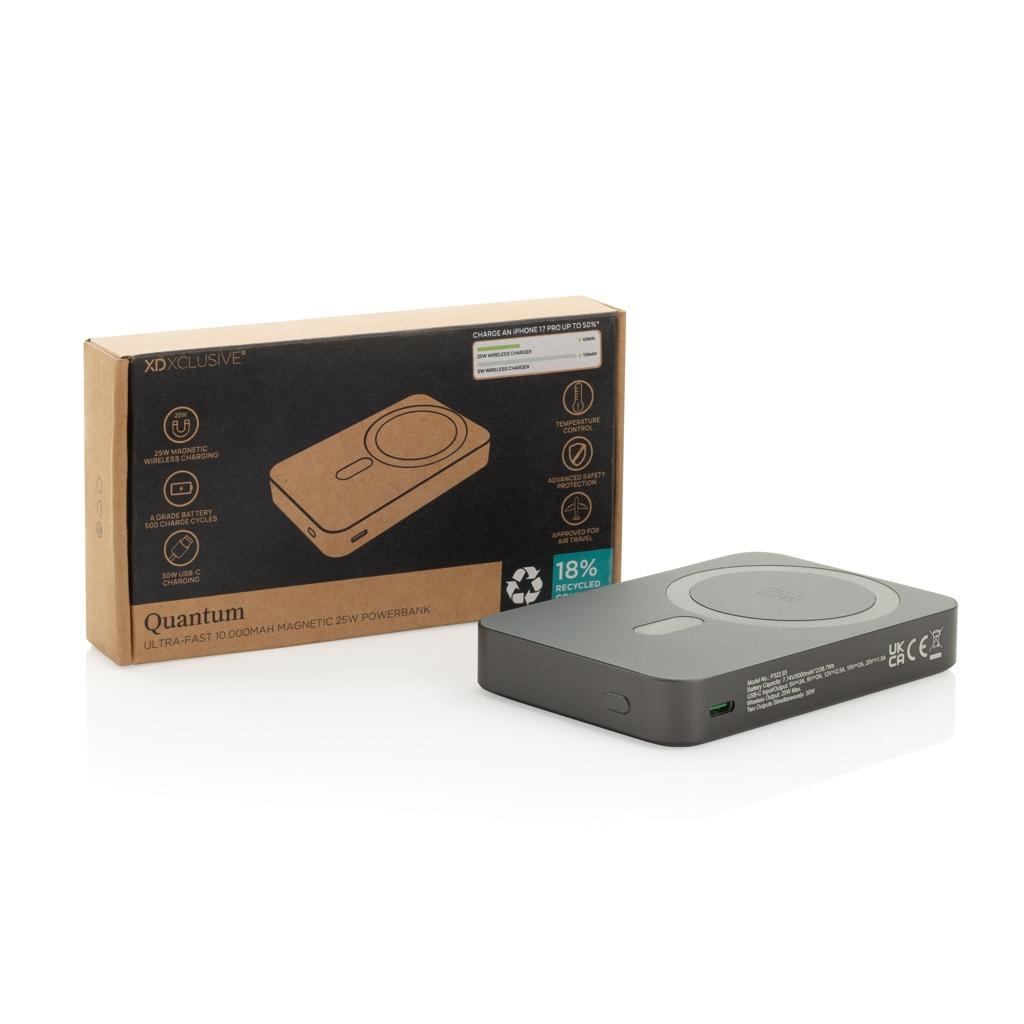 Baterie externă Quantum 10.000 mAh grey